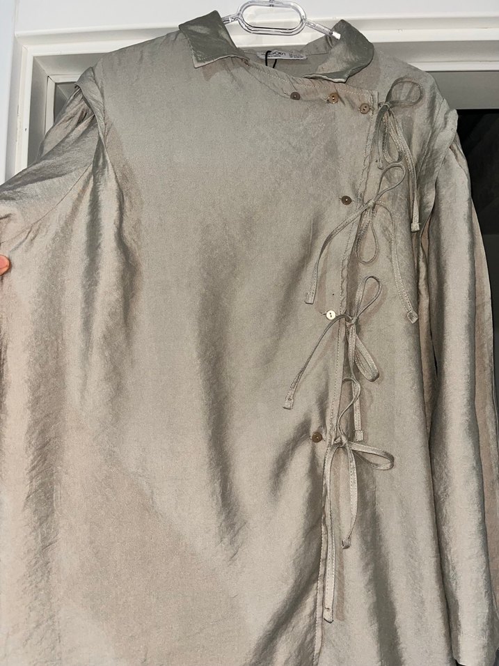 Hoopstore Fiyonk Bağlama Detaylı Pantolonlu Takım - Görsel 4