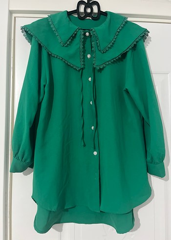 Lamelif Store Yaka Detay Gömlek - Görsel 2