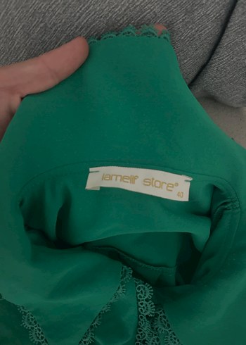 Lamelif Store Yaka Detay Gömlek - Görsel 5
