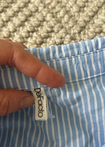 Düğmeli Pamuklu Hamile Gömleği - Görsel 2