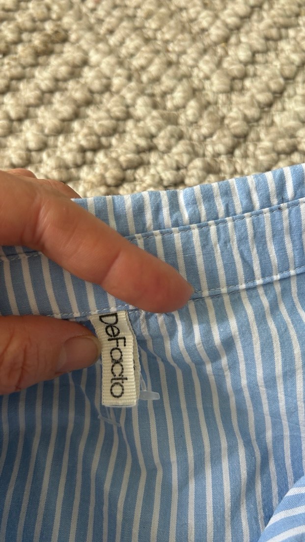 Düğmeli Pamuklu Hamile Gömleği - Görsel 2