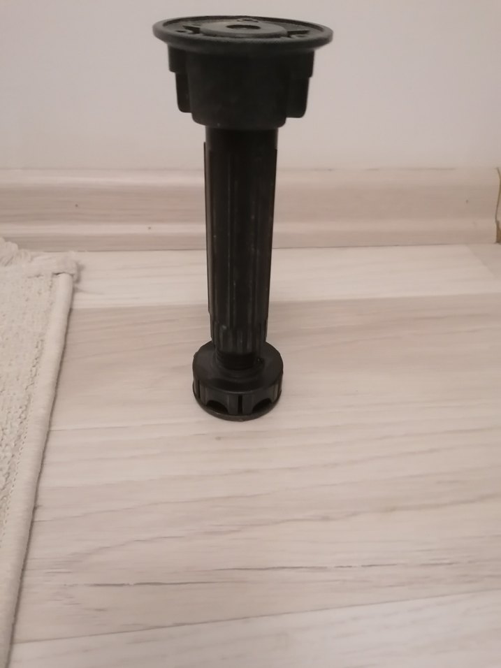 Siyah Ayarlanabilir Plastik Ayaklar 23 adet - Görsel 3