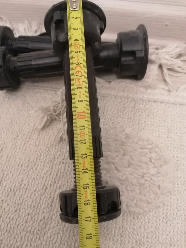 Siyah Ayarlanabilir Plastik Ayaklar 23 adet - Görsel 5