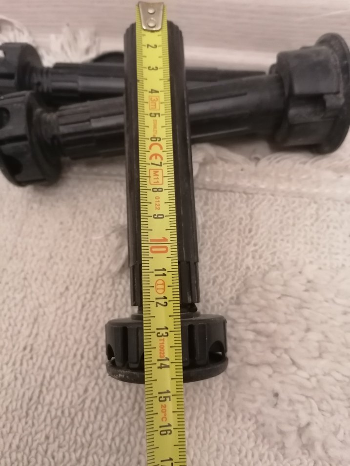 Siyah Ayarlanabilir Plastik Ayaklar 23 adet - Görsel 4