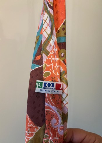 Erkek  kravat Gri Desenli Erkek Kravat - Görsel 6