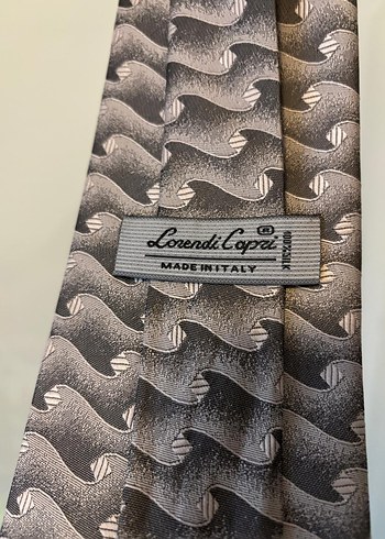 Erkek  kravat Gri Desenli Erkek Kravat - Görsel 2