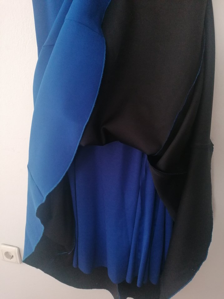 Kadın Lacivert Straplez Uzun Abiye Elbise - Görsel 5