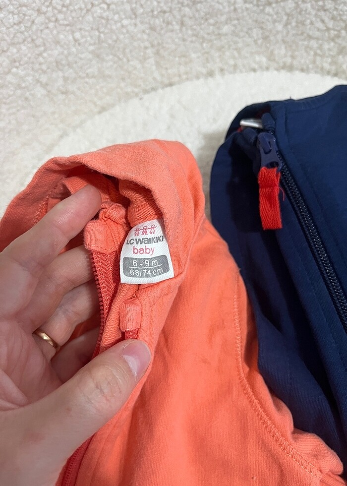 Kız bebek kapüşonlu - Görsel 2