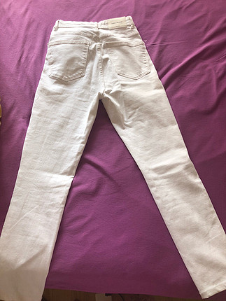 34 Beden beyaz Renk Zara beyaz pantolon