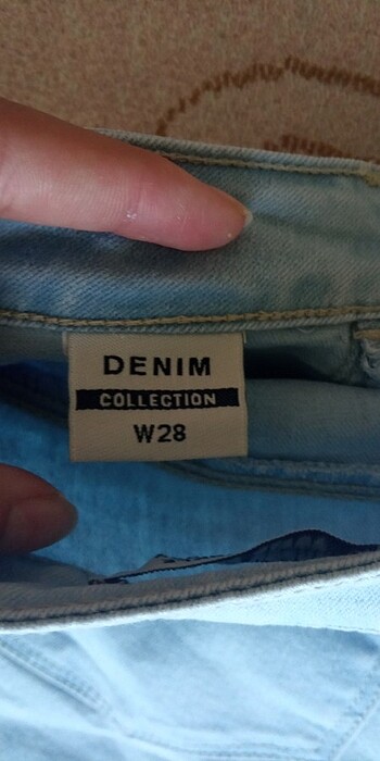 28 Beden mavi Renk Denim collection pantalon