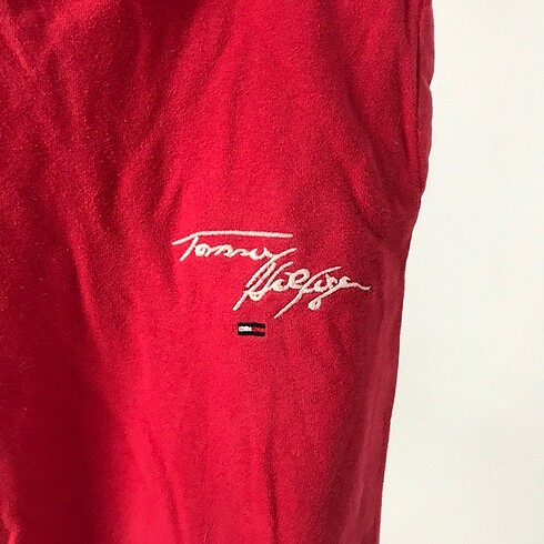 m Beden kırmızı Renk Tommy Eşofman Altı