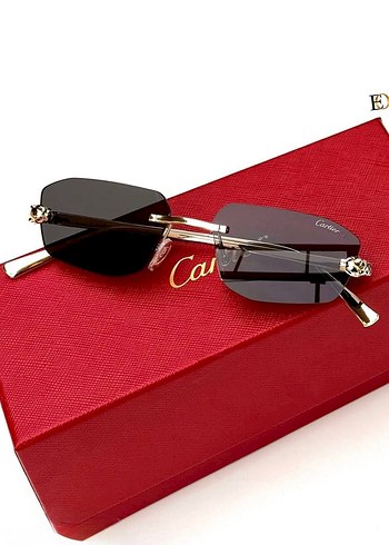 Gucci Cartier Sikligi Siyah Cercevesiz Gunes Gozlugu