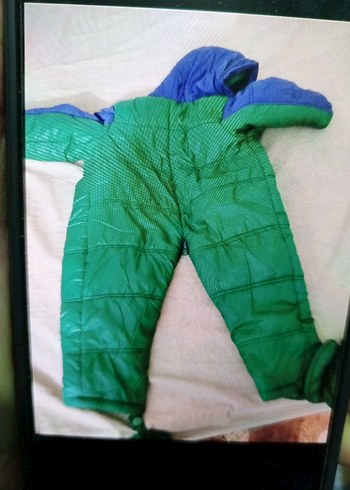 Mavi Kürklü Bebek Erkek Tulumu