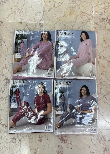 Zara Diger Kadın Kısa Kollu Desenli Pijama Takımı