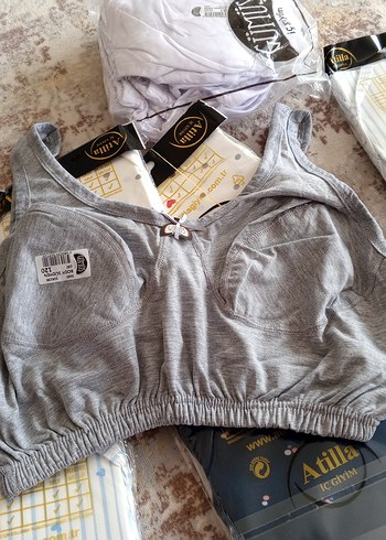 Gri Rahat Street Wear Sütyen