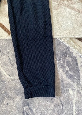 Erkek Siyah Bol Kesim Eşofman Altı - Görsel 3