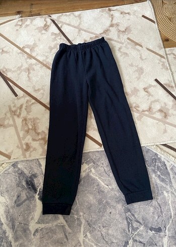 Erkek Siyah Bol Kesim Eşofman Altı - Görsel 2