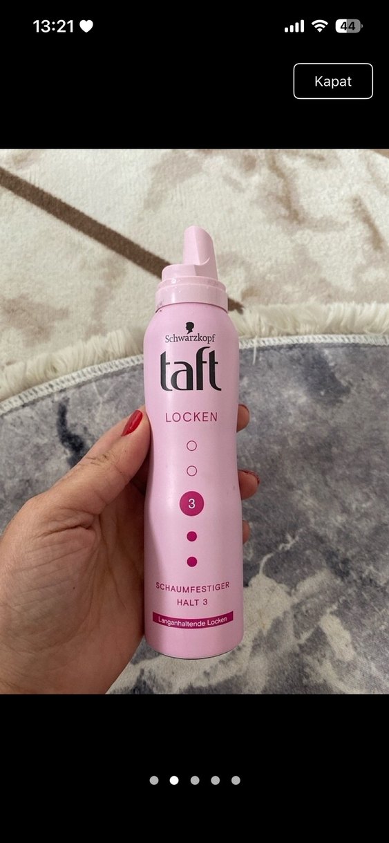 Schwarzkopf Taft Locken Köpük 150ml - Görsel 2