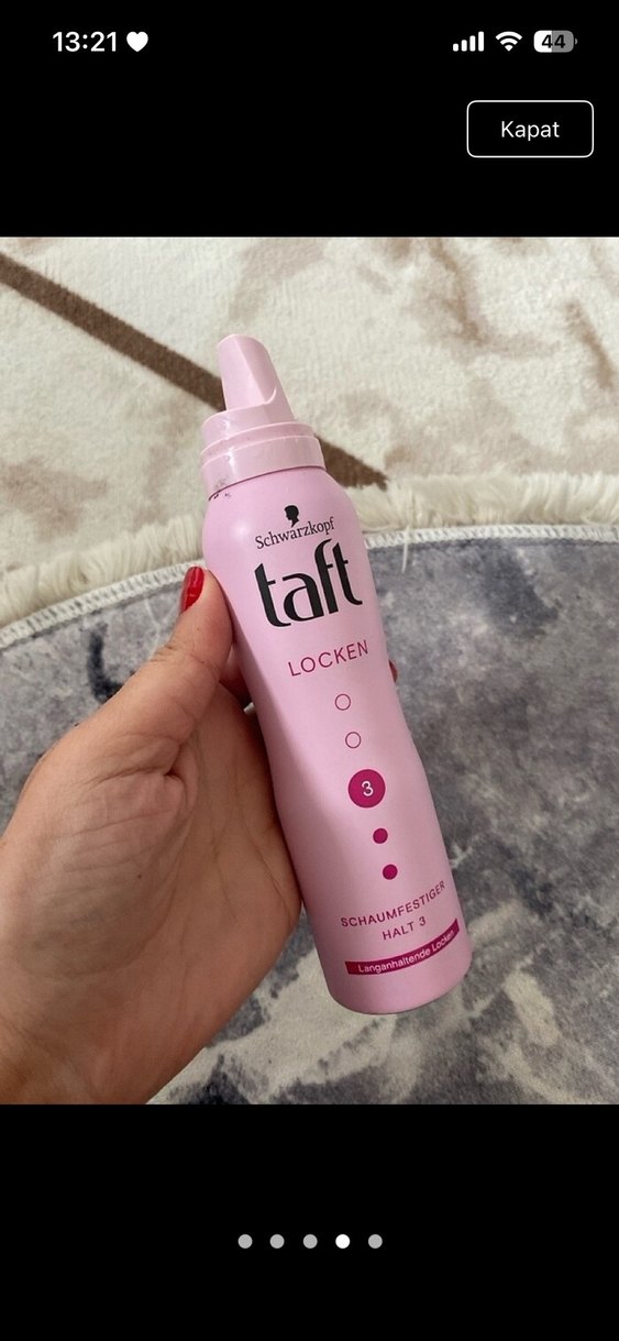 Schwarzkopf Taft Locken Köpük 150ml - Görsel 4