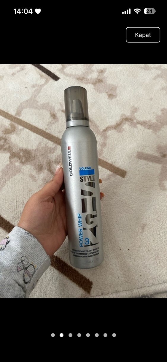 Goldwell Style Sign Power Whip Saç Köpüğü - Görsel 2