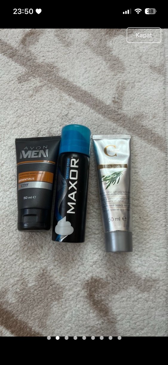 Erkek Bakım Seti: Tıraş Köpüğü ve Krem - Görsel 2