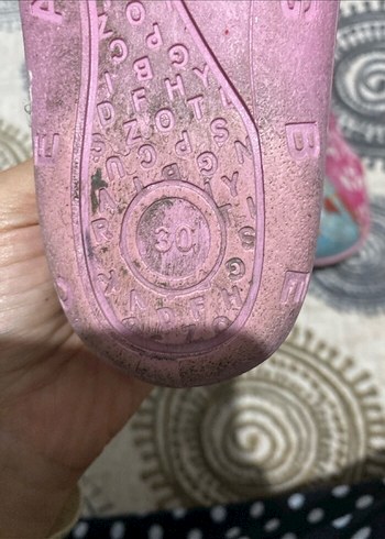 Kız Çocuk Pembe Nakışlı Sıcak Terlik - Görsel 4