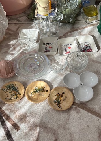 Beyaz Baskılı Bohem Tabak Seti - Görsel 2