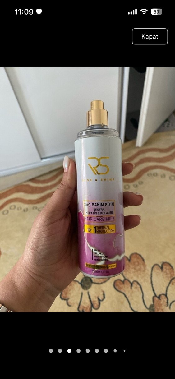 RS Saç Bakım Sütü Keratin & Kolajen - Görsel 2