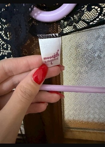 Siyah Gotik Midi Kadın Sabahlık - Görsel 3