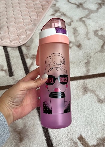 Pembe Çocuk Termos Şişesi - Görsel 2