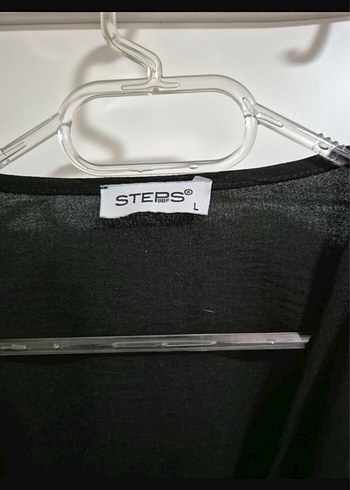 Uzun Siyah Minimalist Kadın Elbise - Görsel 2