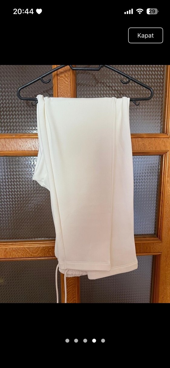 Beyaz Fermuarlı Kadın Ceket - Görsel 4