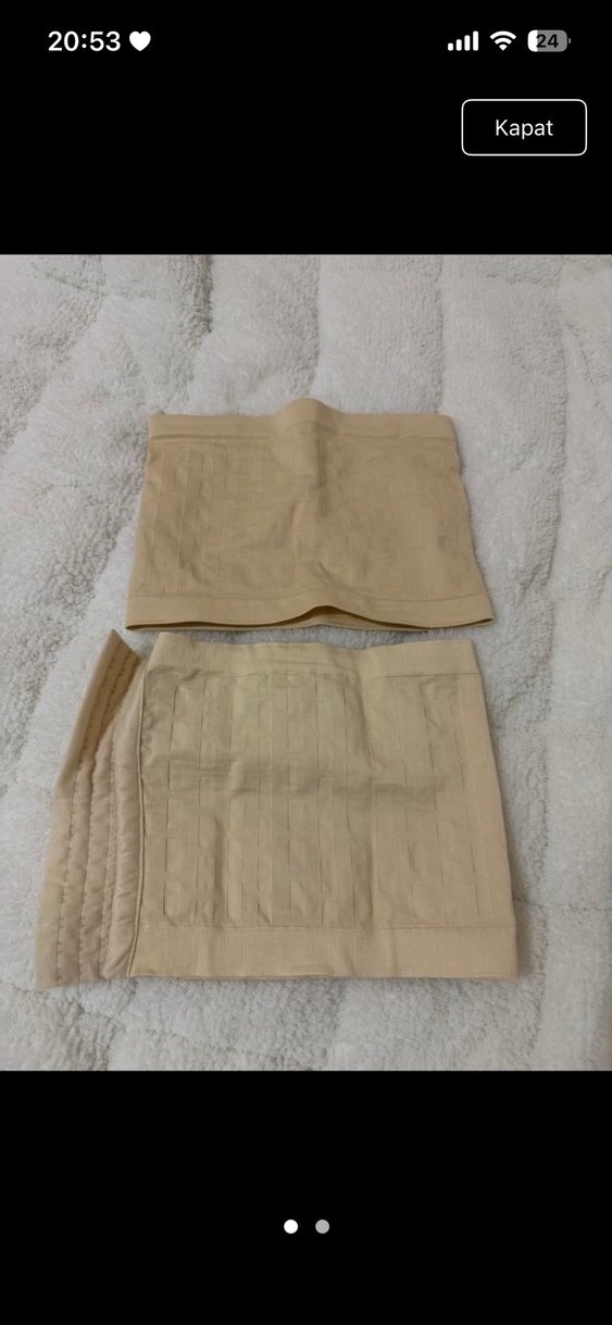 Bej Kısa Mini Hemşire Korsesi - Görsel 2