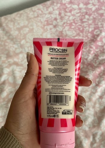 Procsin Butter Cream 175 ml Pürüzsüzleştirici Vücut Kremi - Görsel 6