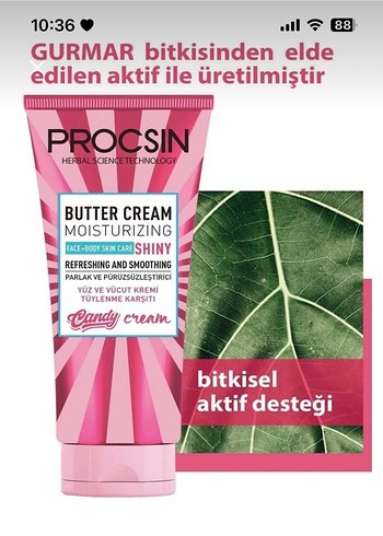 Procsin Butter Cream 175 ml Pürüzsüzleştirici Vücut Kremi - Görsel 3