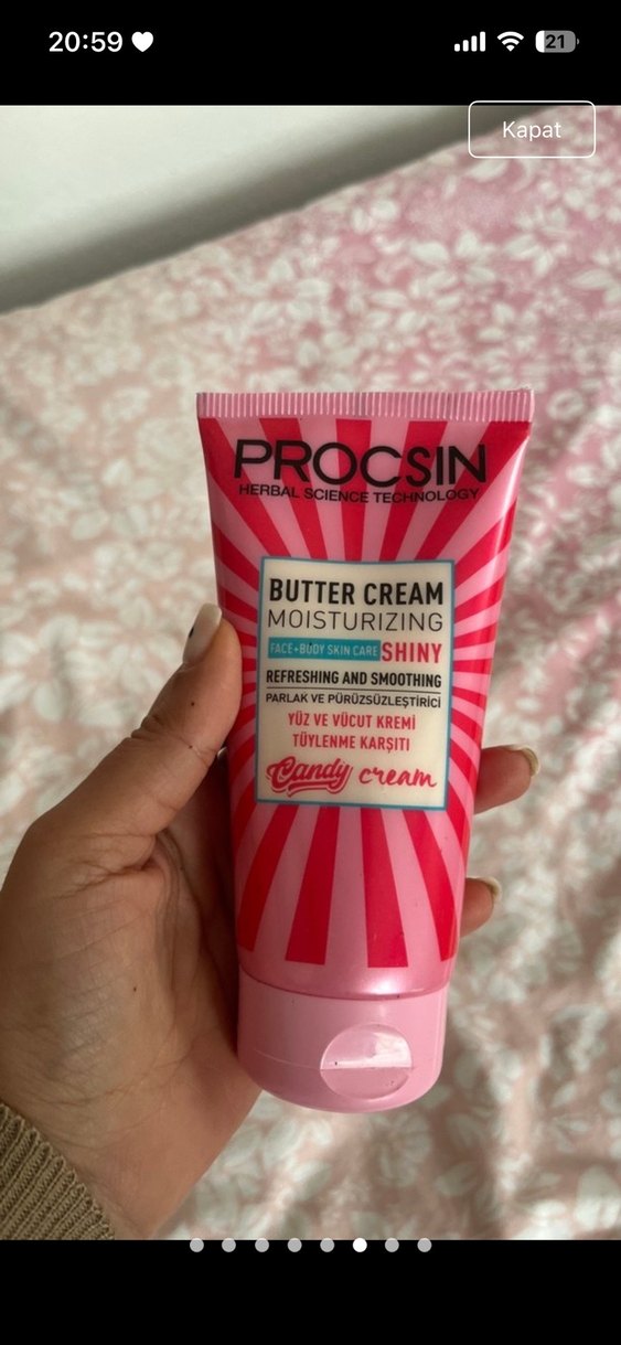 Procsin Butter Cream 175 ml Pürüzsüzleştirici Vücut Kremi - Görsel 5