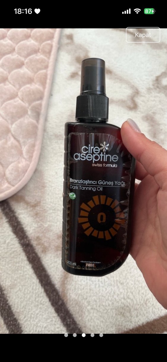 Cire Aseptine Bronzlaştırıcı Güneş Yağı 200 ml - Görsel 3