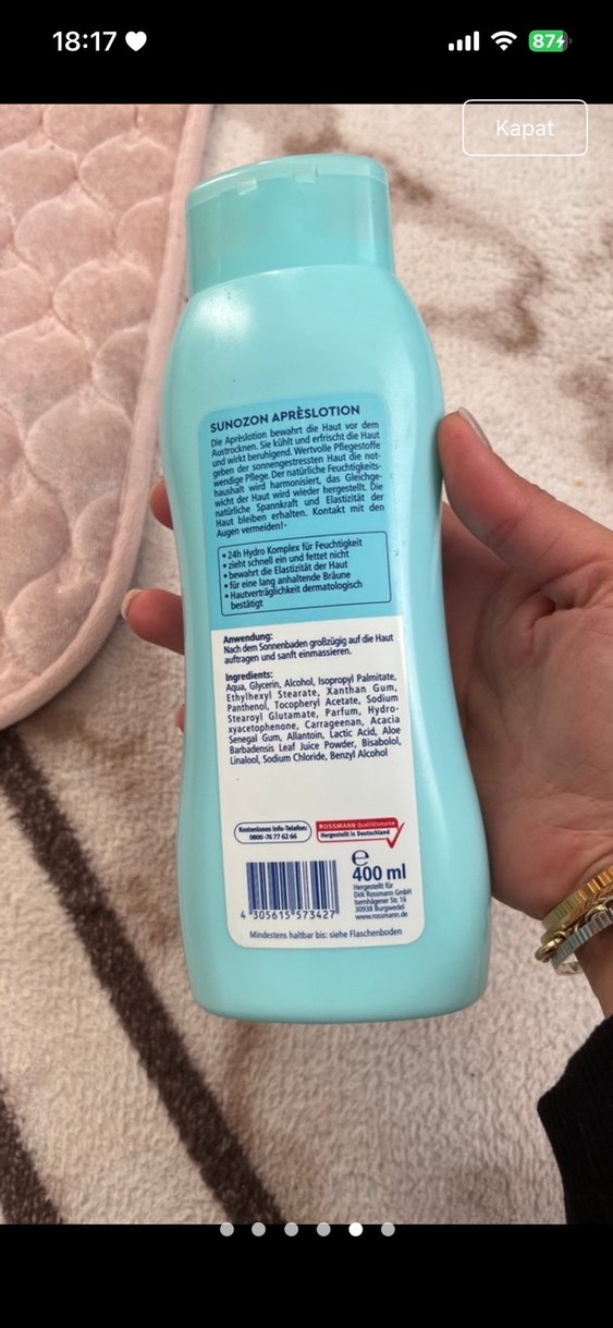 Sun Ozon Cilt Sakinleştirici Güneş Sonrası Losyon - Görsel 3