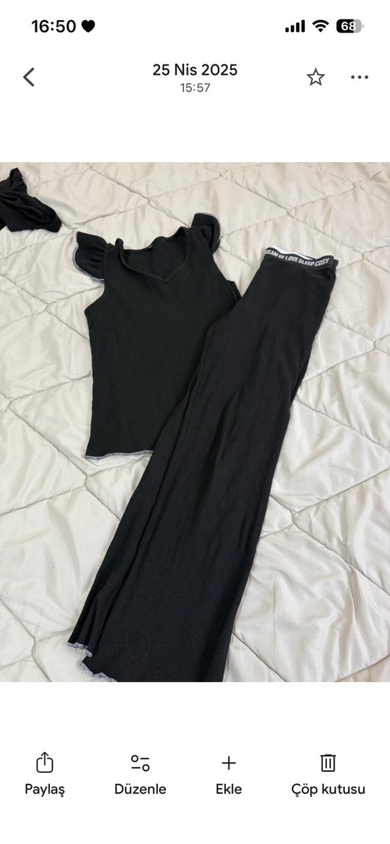 Siyah Kadın Kumaş Pantolon - Dar Kesim, Uzun - Görsel 2