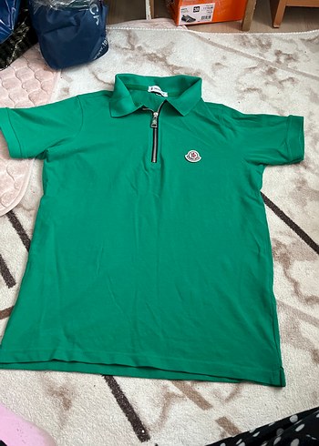 Yeşil Fermuarlı Erkek Polo Tişört - Görsel 2