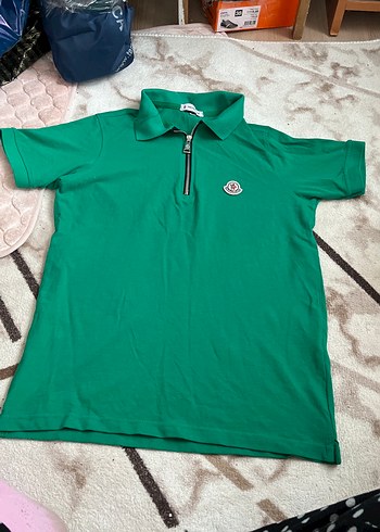 Yeşil Fermuarlı Erkek Polo Tişört - Görsel 3