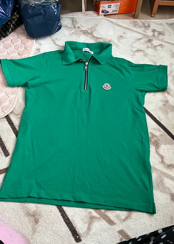 Yeşil Fermuarlı Erkek Polo Tişört - Görsel 4