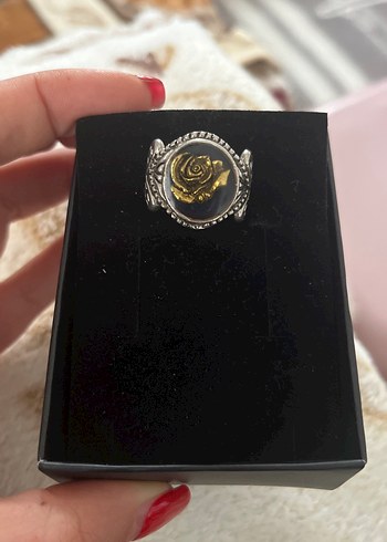 Altın Renkli Gotik Erkek Yüzük - Görsel 6