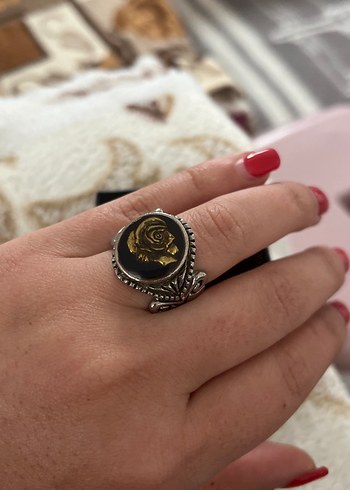 Altın Renkli Gotik Erkek Yüzük - Görsel 8