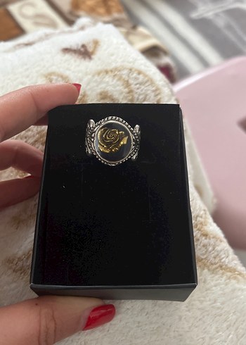 Altın Renkli Gotik Erkek Yüzük - Görsel 2