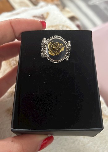 Altın Renkli Gotik Erkek Yüzük - Görsel 5