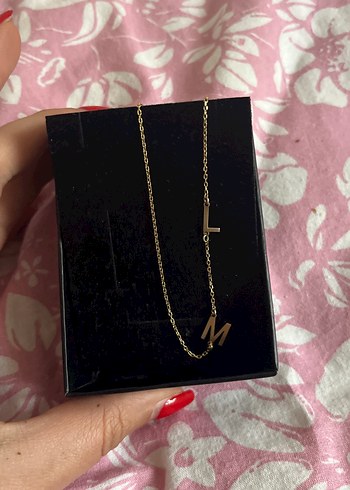 Altın Renk Mini Harfli 925 ayar - Görsel 2