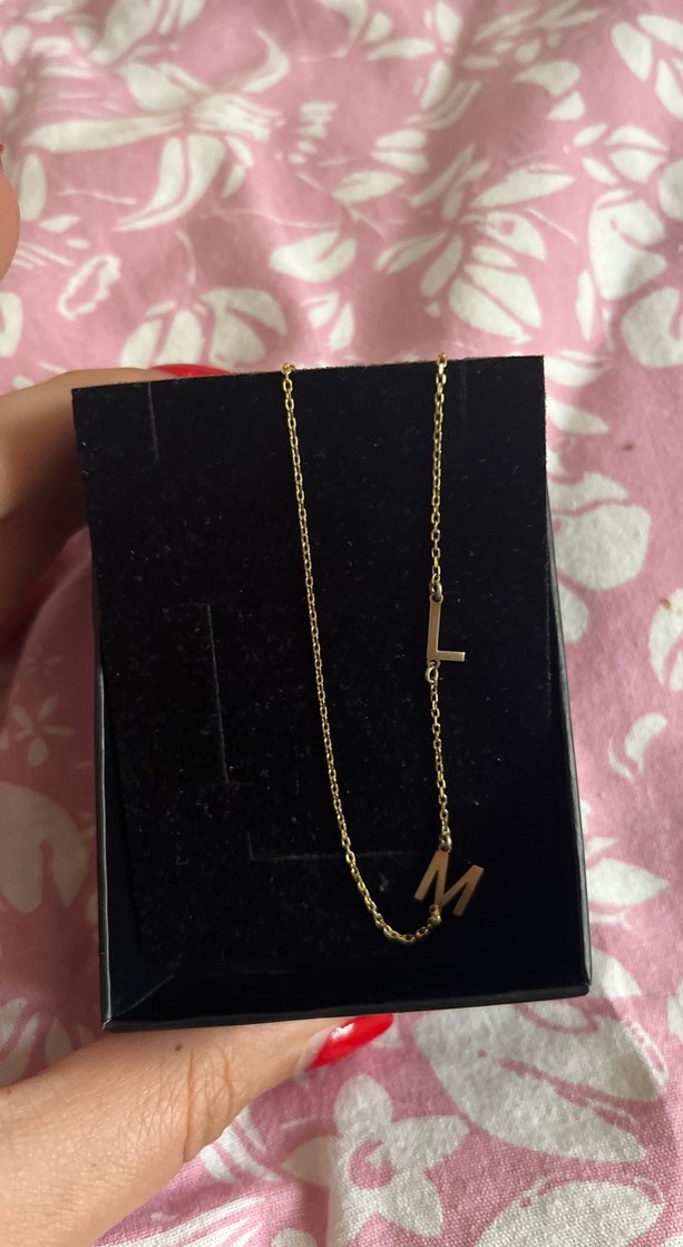 Altın Renk Mini Harfli 925 ayar - Görsel 3