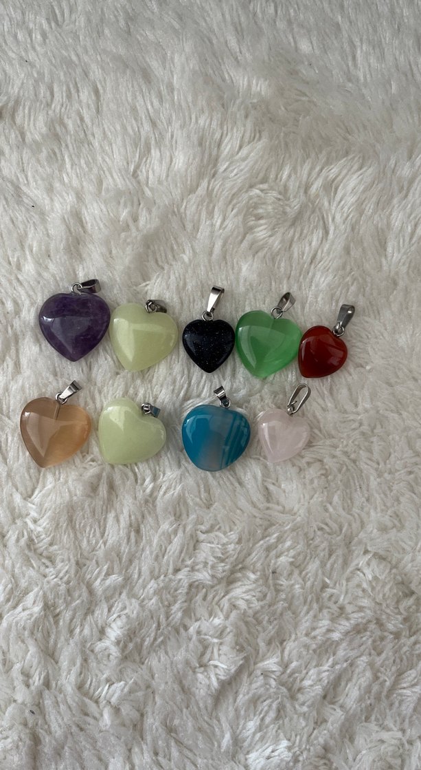 Doğal taş kolye uçları - Görsel 2