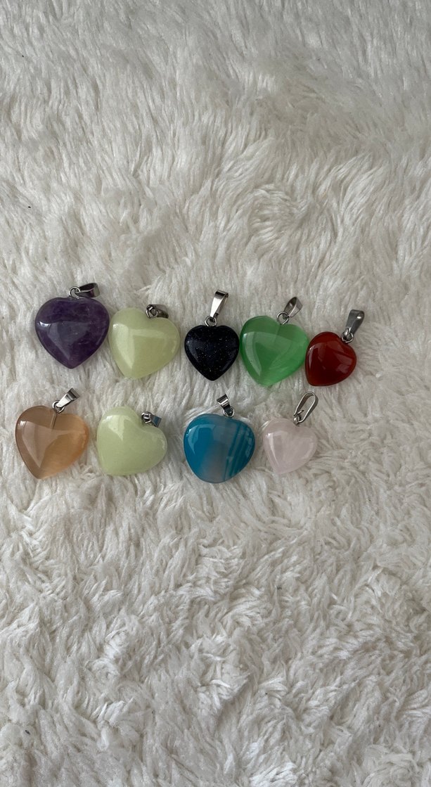 Doğal taş kolye uçları - Görsel 4